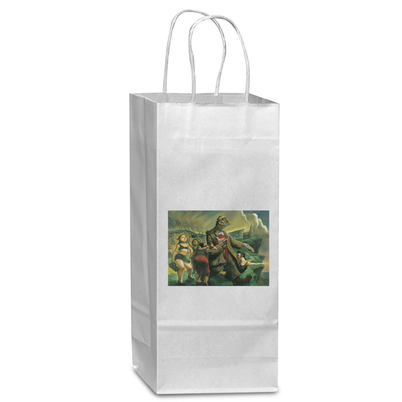 Live Throwing Copper Wine Paper Bag - 5 1/2 X 3 1/4 X 13 | Artistshot