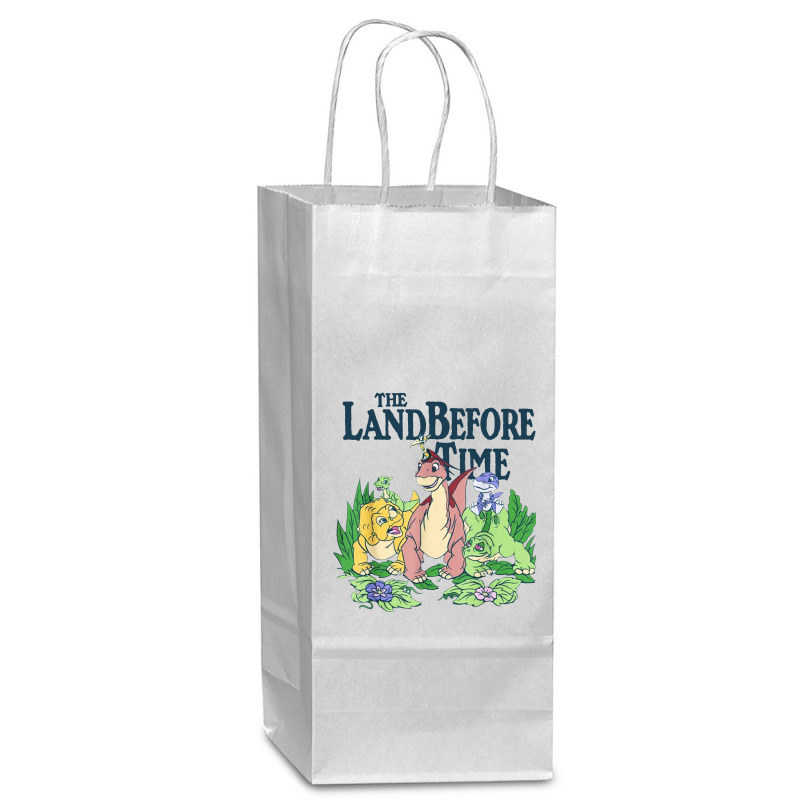 Land Before Time Wine Paper Bag - 5 1/2 X 3 1/4 X 13 | Artistshot