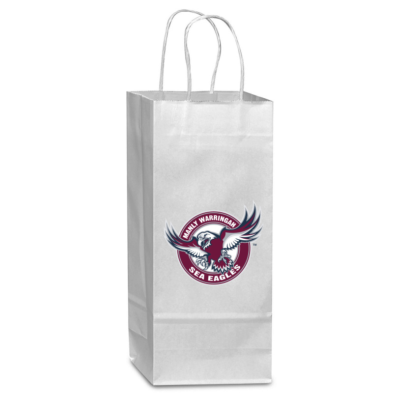 The-manly-warringah-sea-eagles-pen Wine Paper Bag - 5 1/2 X 3 1/4 X 13 | Artistshot