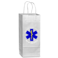 New Mexico Ems Emergency Medical Services Emt Medic Wine Paper Bag - 5 1/2 X 3 1/4 X 13 | Artistshot