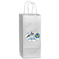 Lackland Afb Air Force Base Texas Tx Veterans T Shirt Wine Paper Bag - 5 1/2 X 3 1/4 X 13 | Artistshot