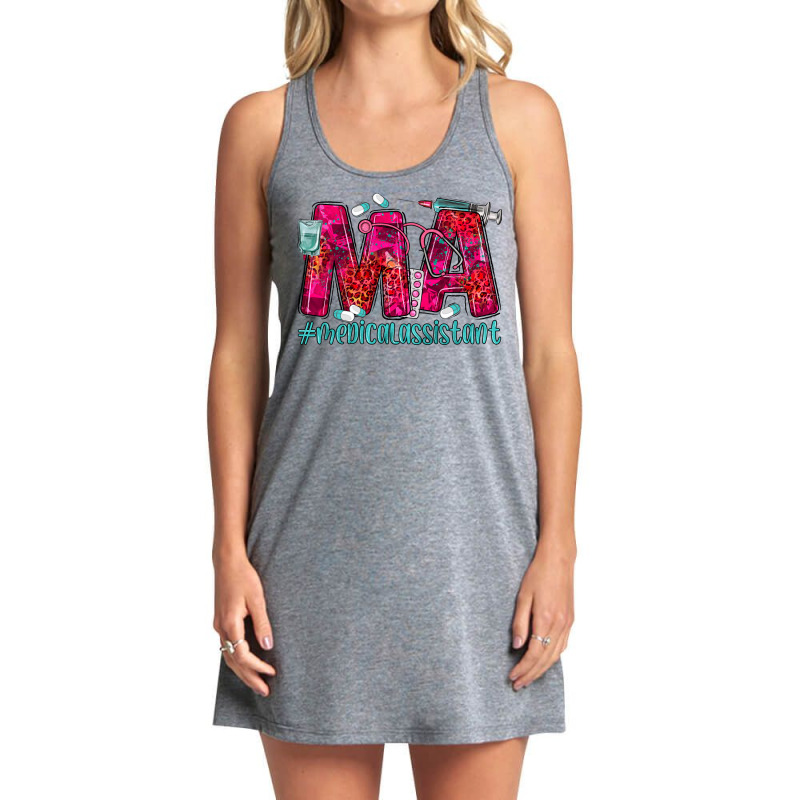 Medical Assistant Tank Dress by MaliasSmallBusiness | Artistshot