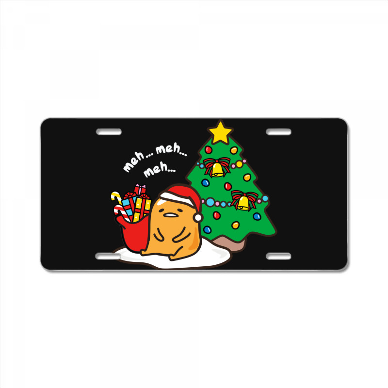 Custom Gudetama Christmas Tree License Plate By Kau Artistshot