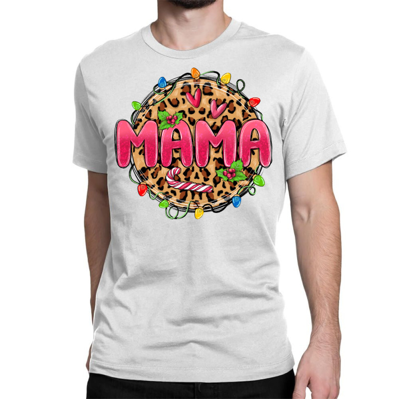 Mama Christmas Lights Classic T-shirt by MaliasSmallBusiness | Artistshot