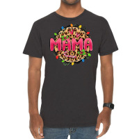 Mama Christmas Lights Vintage T-shirt | Artistshot