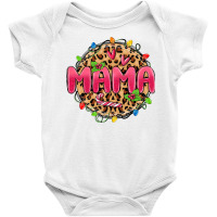 Mama Christmas Lights Baby Bodysuit | Artistshot