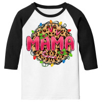 Mama Christmas Lights Youth 3/4 Sleeve | Artistshot