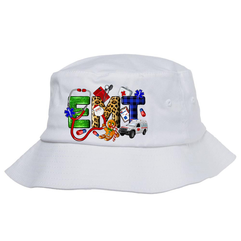 Christmas Emt Emergency Medical Technician Bucket Hat | Artistshot