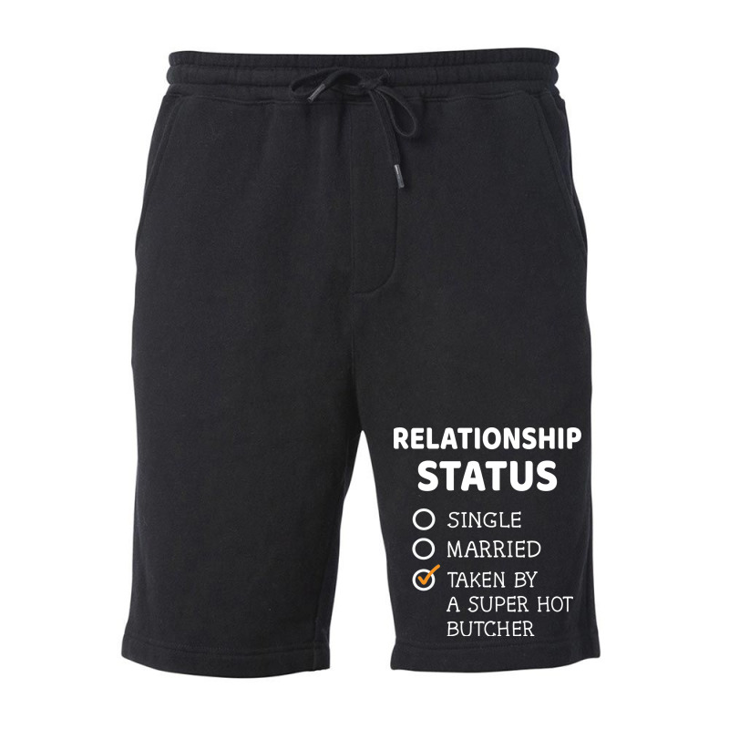 Relationship Status Single Married Taken By A Supe Fleece Short | Artistshot