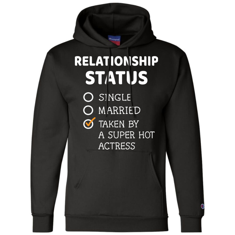 Relationship Status Single Married Taken By A Supe Champion Hoodie | Artistshot