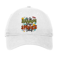 Be The Reason Someone Smiles Today Adjustable Cap | Artistshot