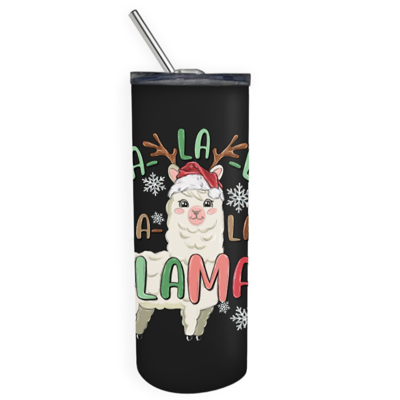 Fa La La Llama Skinny Tumbler | Artistshot