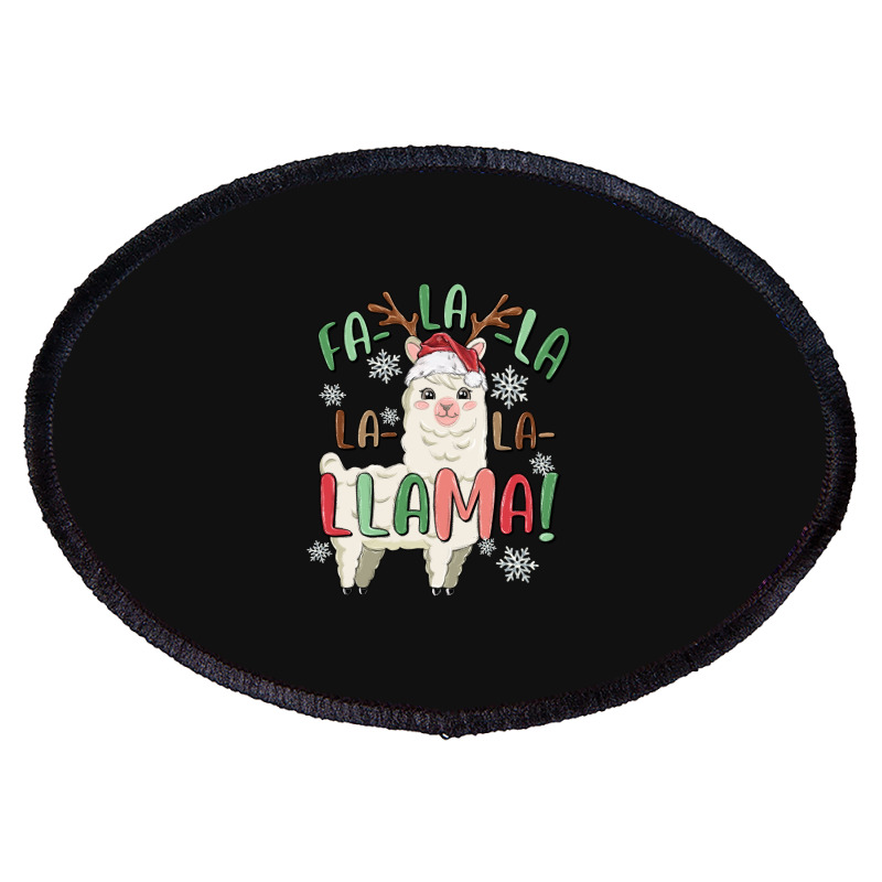 Fa La La Llama Oval Patch | Artistshot