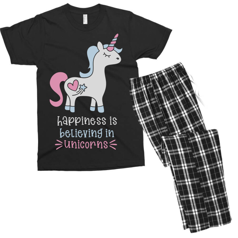 Happiness Is Believing Men's T-shirt Pajama Set | Artistshot