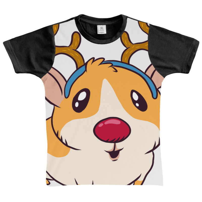 Guinea Pig With Antlers Christmas Merry Pigmas Xma Graphic Youth T-shirt | Artistshot