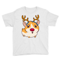 Guinea Pig With Antlers Christmas Merry Pigmas Xma Youth Tee | Artistshot