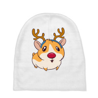 Guinea Pig With Antlers Christmas Merry Pigmas Xma Baby Beanies | Artistshot