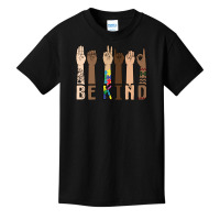 Be Kind Sign Language Hand Talking Teachers Interp Basic Youth T-shirt | Artistshot