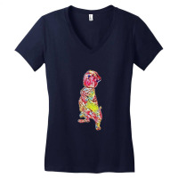 A Friendly Lhasa Apso Dog Beg Women's V-neck T-shirt | Artistshot