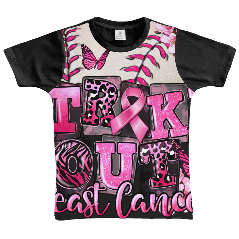 Strike Out Breast Cancer Baseball Graphic Youth T-shirt by FaDigitalArtStudio | Artistshot