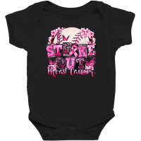 Strike Out Breast Cancer Baseball Baby Bodysuit | Artistshot