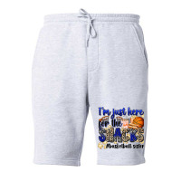 I'm Just Here For The Snacks #basketball Sister Fleece Short | Artistshot