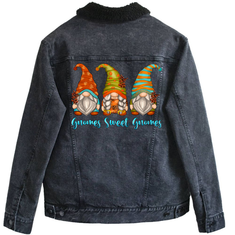 Gnomes Sweet Gnomes Unisex Sherpa-lined Denim Jacket | Artistshot