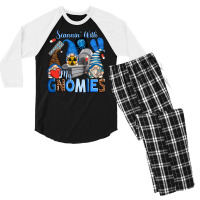 Scannin' With My Gnomies Men's 3/4 Sleeve Pajama Set | Artistshot