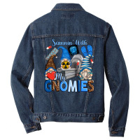 Scannin' With My Gnomies Men Denim Jacket | Artistshot