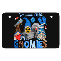 Scannin' With My Gnomies Atv License Plate | Artistshot