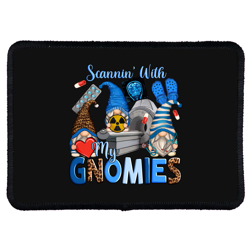 Scannin' With My Gnomies Rectangle Patch | Artistshot