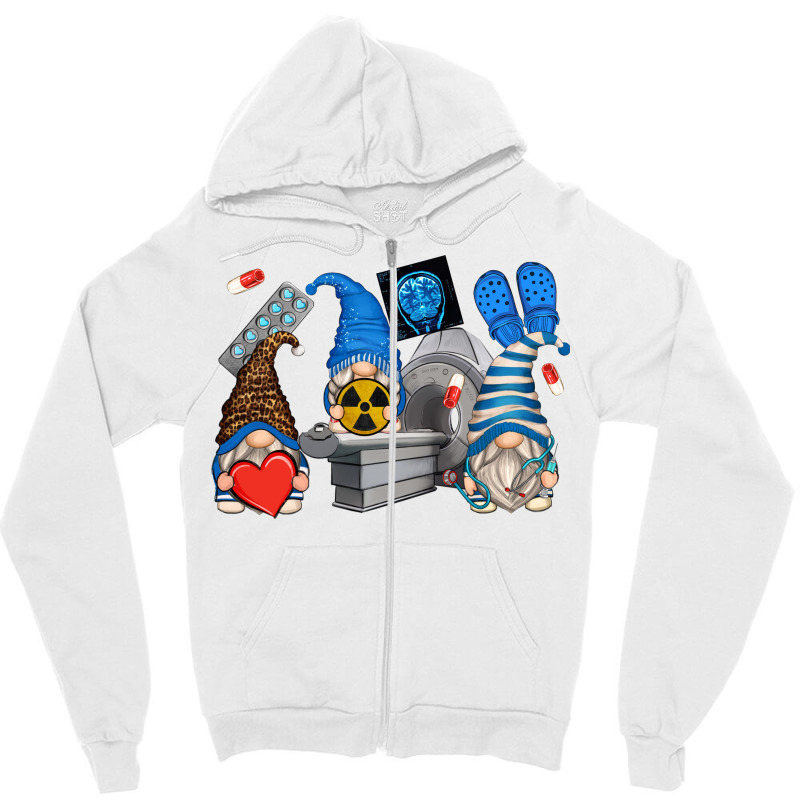 Mri Gnomes Zipper Hoodie | Artistshot