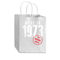 Made In 1973 All Original Parts Cub Paper Bag - 8 X 4 1/2 X 10 1/4 | Artistshot