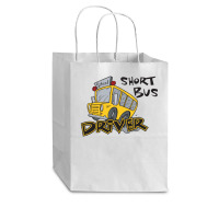 Short Bus Driver Cub Paper Bag - 8 X 4 1/2 X 10 1/4 | Artistshot