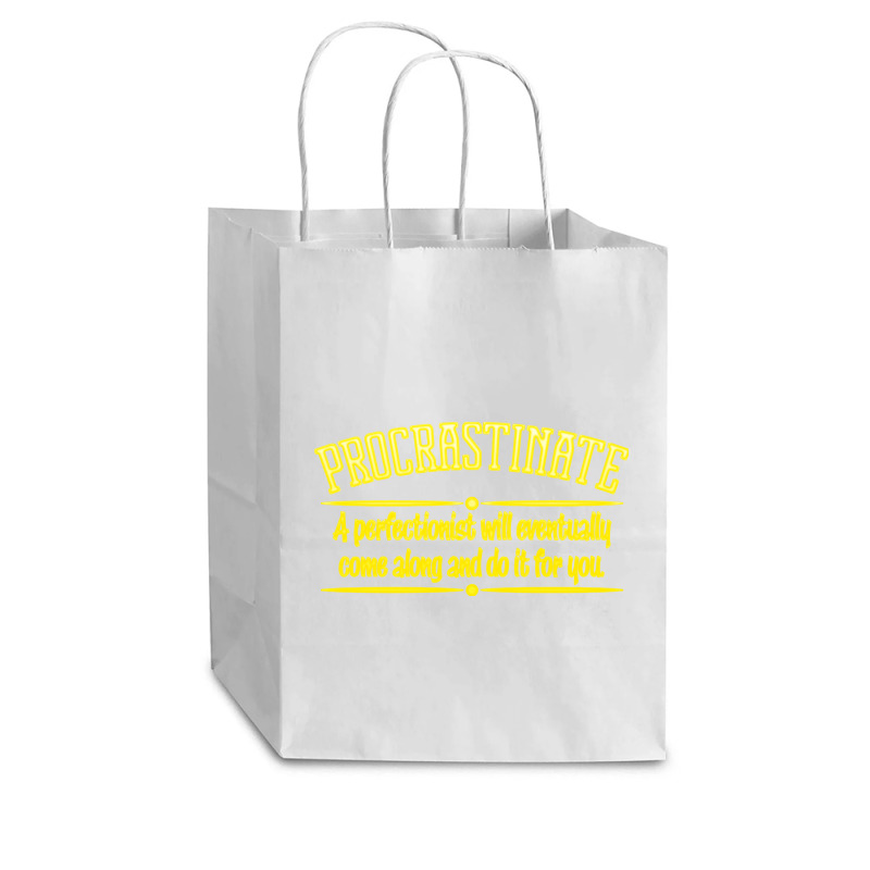 Proactive Procrastinator Cub Paper Bag - 8 X 4 1/2 X 10 1/4 | Artistshot