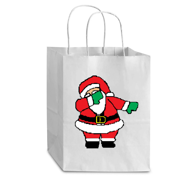 Dab Santa Dabbing Ugly Christmas Sweater Cub Paper Bag - 8 X 4 1/2 X 10 1/4 | Artistshot