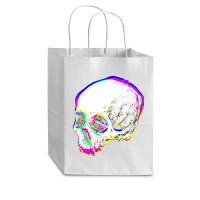 Skull Glitch Cub Paper Bag - 8 X 4 1/2 X 10 1/4 | Artistshot