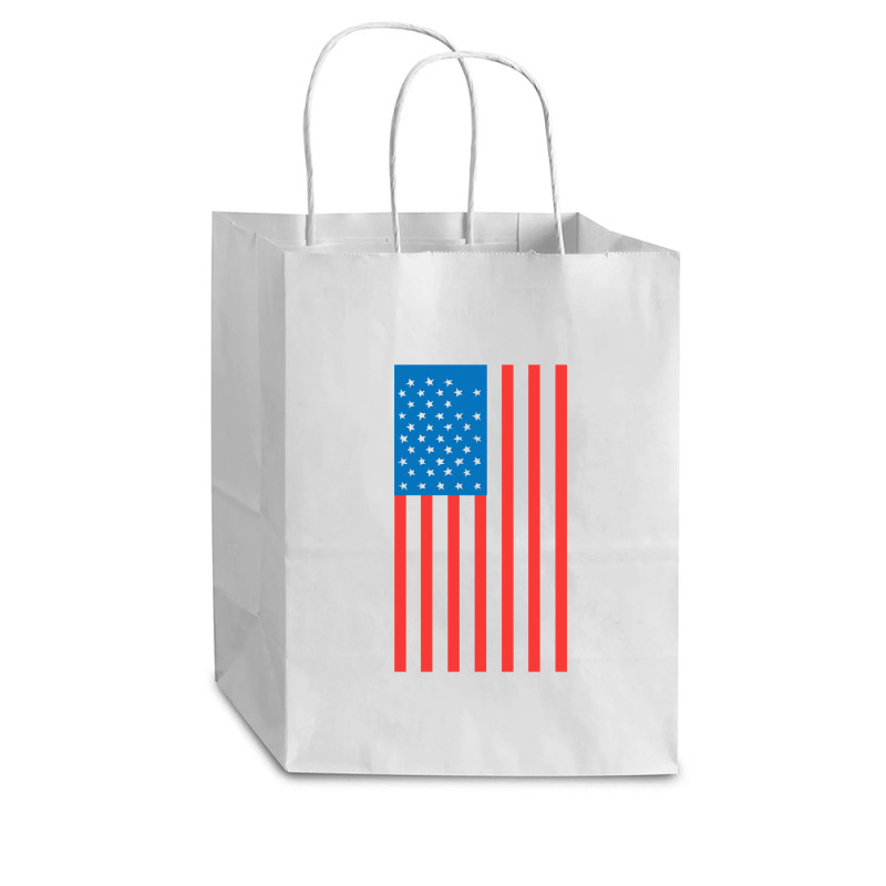 American Flag Cub Paper Bag - 8 X 4 1/2 X 10 1/4 | Artistshot