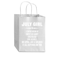 Super July Girl Cub Paper Bag - 8 X 4 1/2 X 10 1/4 | Artistshot