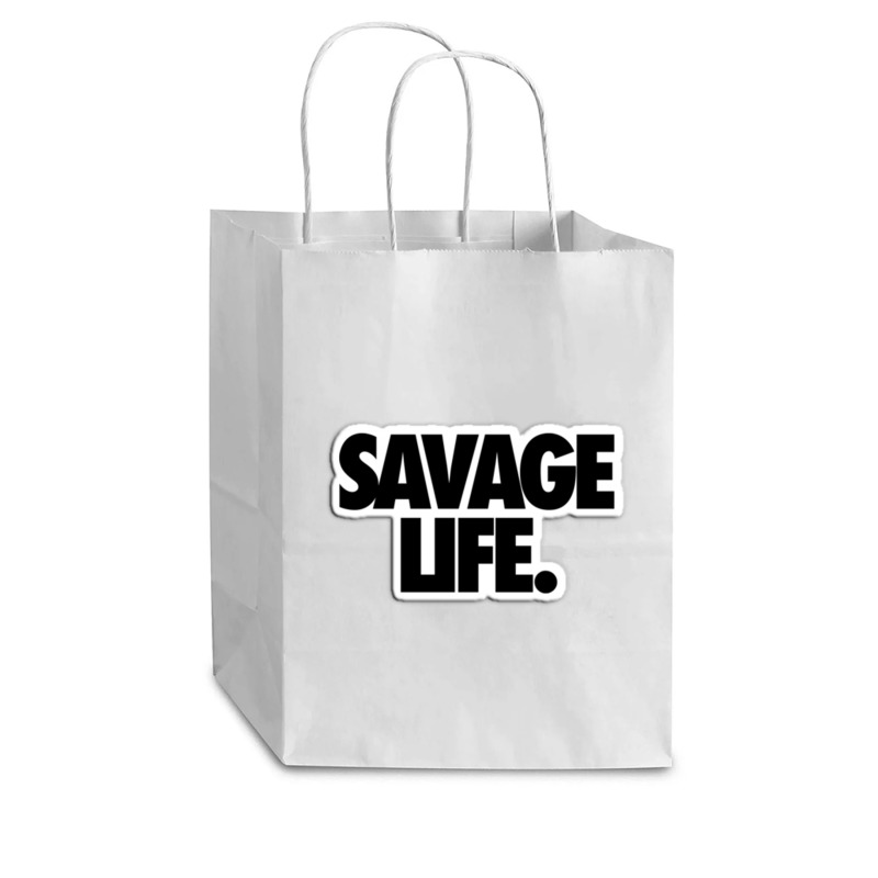 Savege Life Cub Paper Bag - 8 X 4 1/2 X 10 1/4 | Artistshot