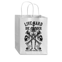 Live Hard Die Harder Cub Paper Bag - 8 X 4 1/2 X 10 1/4 | Artistshot