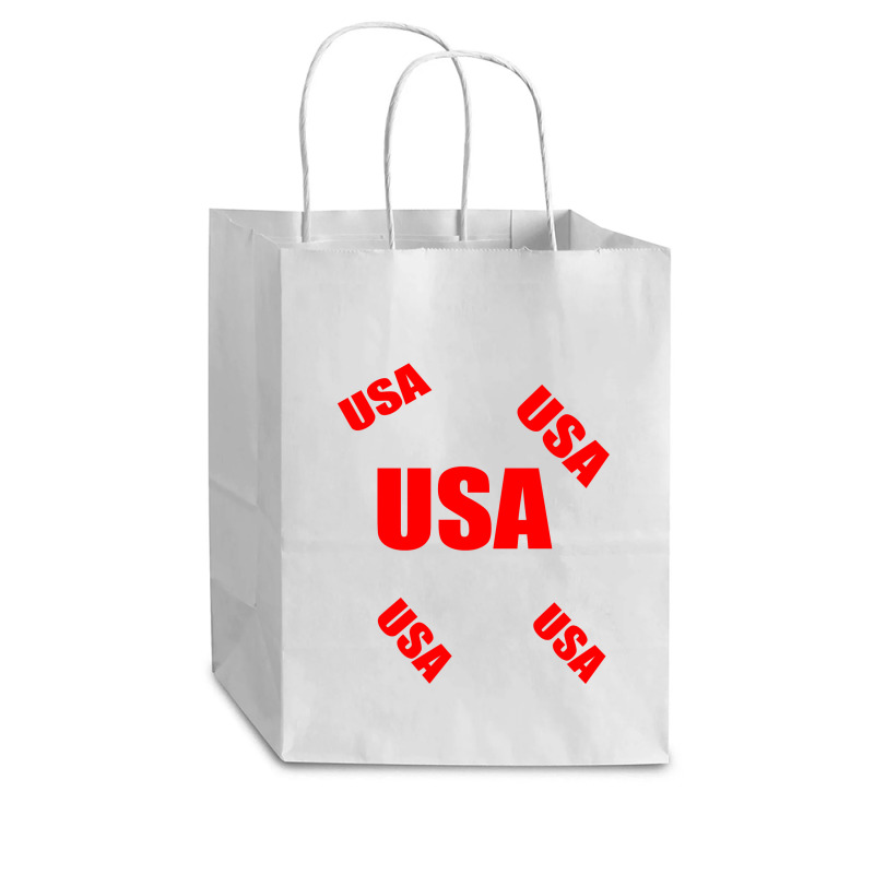 Usa Cub Paper Bag - 8 X 4 1/2 X 10 1/4 | Artistshot