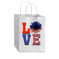 America Love Cub Paper Bag - 8 X 4 1/2 X 10 1/4 | Artistshot