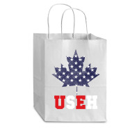 Useh Maple Leaf Flag Cub Paper Bag - 8 X 4 1/2 X 10 1/4 | Artistshot