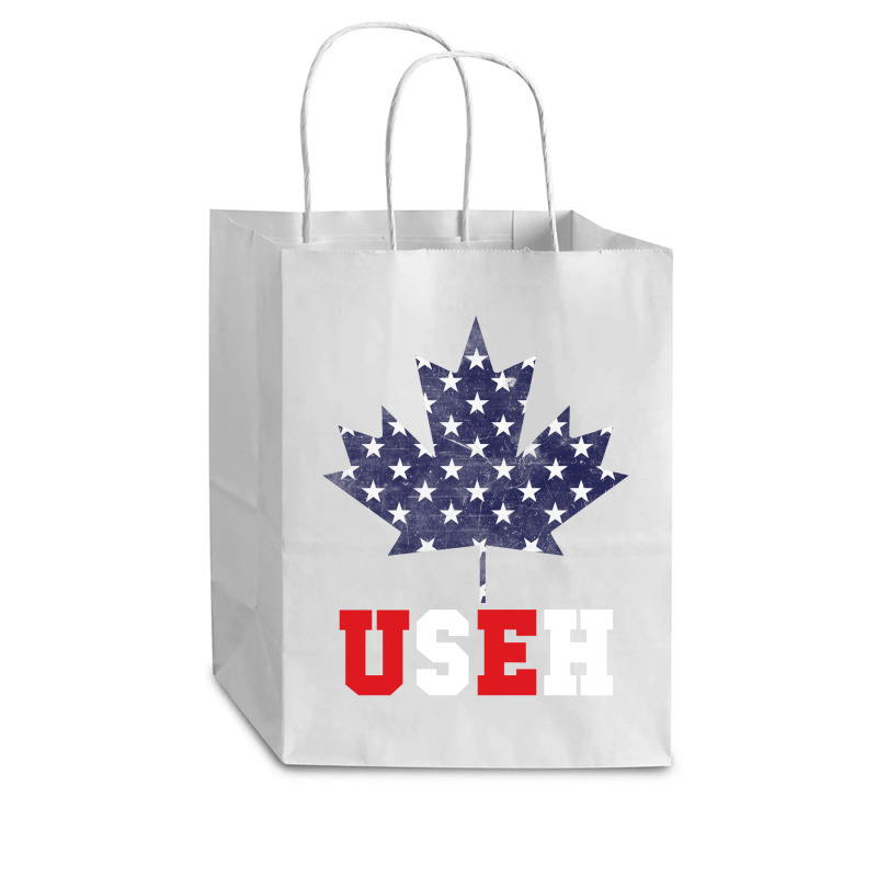 Useh Maple Leaf Flag Cub Paper Bag - 8 X 4 1/2 X 10 1/4 | Artistshot