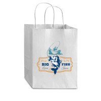 Big Fish Vector Cub Paper Bag - 8 X 4 1/2 X 10 1/4 | Artistshot