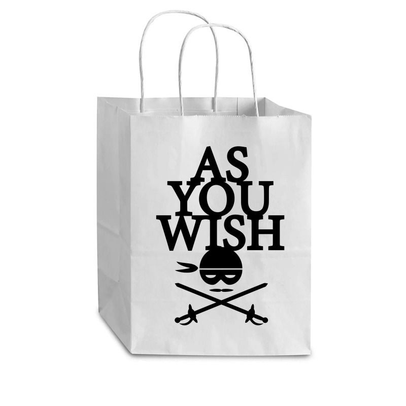 As You Wish (black) Cub Paper Bag - 8 X 4 1/2 X 10 1/4 | Artistshot