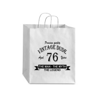 Aged 76 Years Debie Paper Bag - 10 X 5 X 13 | Artistshot