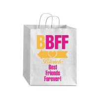 Blonde Best Friend Forever Left Arrow. Debie Paper Bag - 10 X 5 X 13 | Artistshot