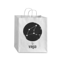 Minimal Virgo Zodiac Sign Debie Paper Bag - 10 X 5 X 13 | Artistshot